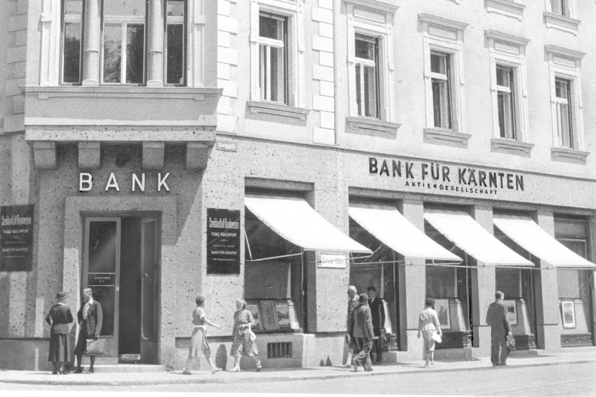 Historische BKS Bank Filiale – Tradition und Vertrauen seit Generationen.